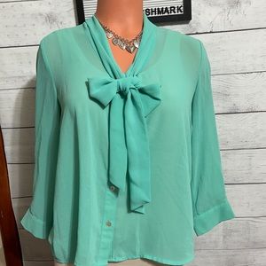 Teal Blouse